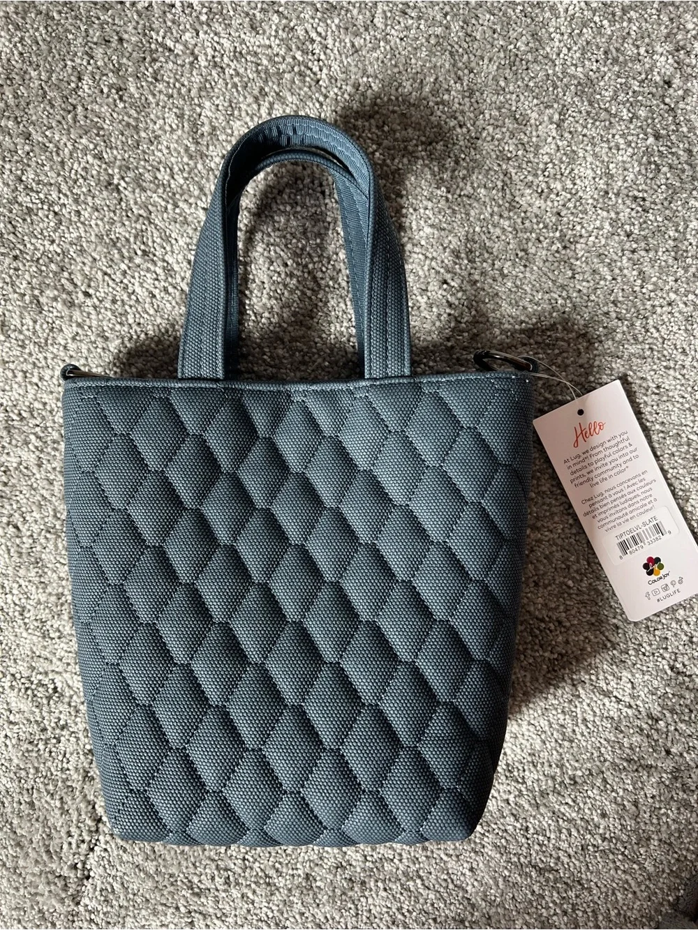 Lug tip toe vl slate blue NWT includes sea life blue strap